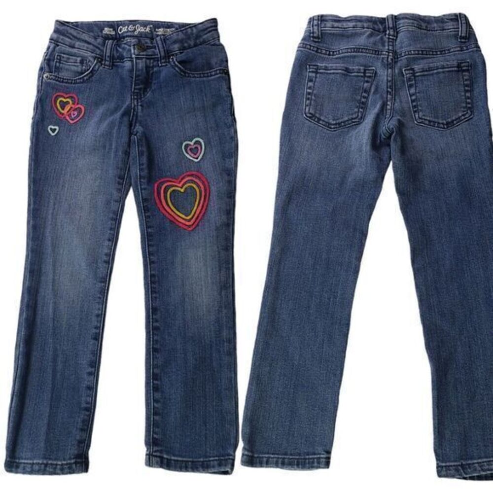 Cat & Jack Pant stretch Denim jeans Toddler girl size‎ 4 (3-4 Years old)